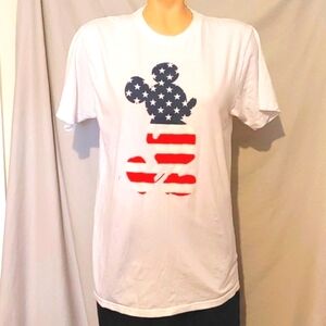 Disney Red, white, and blue Mickey Mouse tee